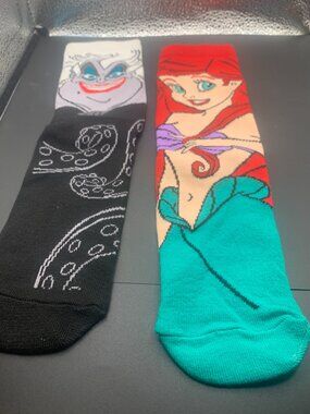 Disney Parks The Little Mermaid Socks SELLING AS IS